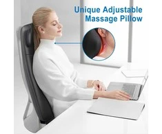 RENPHO Neck &amp; Back Massage Cushion S Juodas