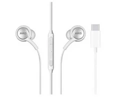 AUSINĖS SAMSUNG AKG USB-C BALTOS