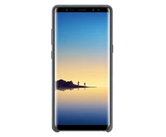 Dėklas Samsung Galaxy Note 8 nugarėlė Alcantara Tamsiai Pilka