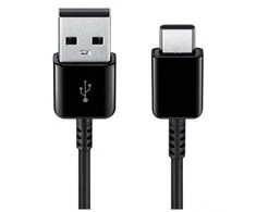 DG930IBEG Samsung laidas USB A iki USB C 1,5 m, Juodas (Juodas)