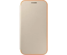 Dėklas Atverčiamas dangtelis Neoninis, skirtas Samsung Galaxy A3 A320 (auksinis)