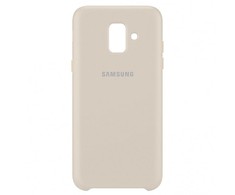 Samsung Galaxy A6 dėklas Dual Layer (Auksinis)
