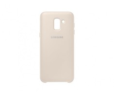 Galaxy J6 dviejų sluoksnių dėklas (Auksinis)