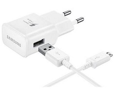 Samsung Kelioninis adapteris EP-TA20E (baltas) su USB-C laidu