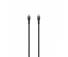SEEK TOTI Type-C to Type-C, 2m Braided Cable 3A,Juodas