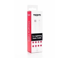 SEEK TOTI USB A to Lightning, 1m PVC Data Cable 2A (non-MFI), Baltas