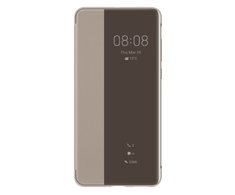 Dėklas Smart View Flip dangtelis, skirtas Huawei P40 (Khaki)