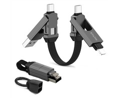 STATIK HexCharge Cable; Juodas