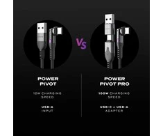 STATIK PowerPivot Pro Nylon Braided Cabel, USB-C to USB-C, 1m, Juodas