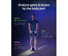 Skaitmeninės Kūno Sudėties Svarstyklės - RENPHO Morpho Scan Nova Wi‑Fi, 8 Elektrodų, 180 kg, 4,3 Colio Ekranas