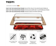 „Toti Premium PREMIUM“ grūdinto stiklo 3D ekrano apsauga, skirta „Samsung Galaxy S25 Ultra“.