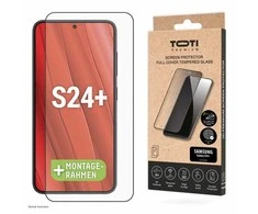 Toti Premium PREMIUM TEMPERED glass 3D screen protector full cover for Samsung Galaxy S24+/S25+