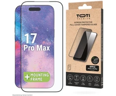 Toti Premium PREMIUM TEMPERED screen protector glass 3D full cover for Apple iPhone 17 Pro Max