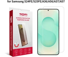 TOTI TEMPERED glass 2D screen protector for Samsung Galaxy S24 FE/S25 FE/A36 /A56 /A37 /A57/A27
