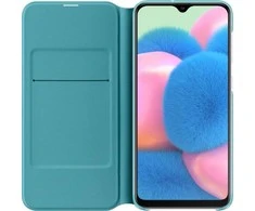 Dėklas WA307PWEG Piniginės dangtelis, skirtas Samsung Galaxy A30s (2019) Baltas (Žalias)