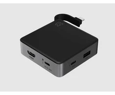 ZAGG 4 Port Hub Juodas/Pilkas