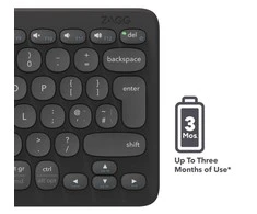 ZAGG Pro Klaviatūra 12 inch-Charcoal-Nordic (wireless charging on mat)