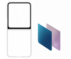 ZF731CTE FlipSuit dėklas, skirtas Samsung Galaxy Flip 5, skaidrus (permatomas)