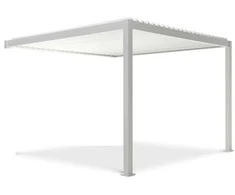 Stoginė Pergola PREMIUM WALL 3x3 baltos spalvos (montuojama prie sienos)