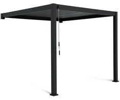 Pavėsinė Pergola PREMIUM WALL 3x4 antracito spalvos (montuojama prie sienos)
