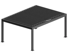 Pergola Bioclimatic: 3000x6000 mm, su LED, laisvai pastatoma