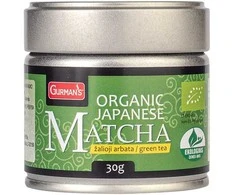 GURMAN'S JAPAN MATCHA BIO ORGANIC 30g metalinėje dėžutėje