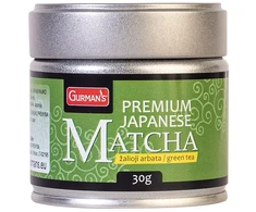 GURMAN'S Premium Japoniška Matcha 30g metalinėje dėžutėje