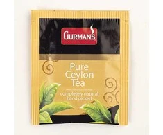 GURMAN's Juodoji Ceylono arbata vokeliuose, 100 vnt po 1.75g
