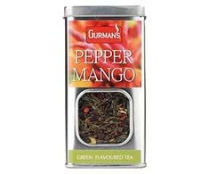 GURMAN'S Pepper Mango, žalioji arbata metaliniame indelyje 70g