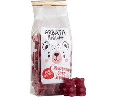 Gurmans Guminukai Arbatos Meškiukai raudonųjų uogų, 125g.