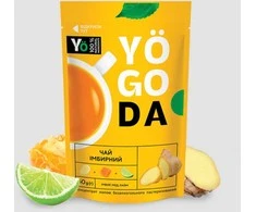 YOGODA IMBIERINĖ ARBATA 50g x12 vnt.