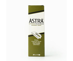 ASTRA Superior Platinum Double Edge Dviašmeniai skutimosi peiliukai, 20x5 vnt.