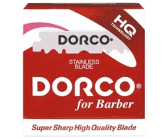 Dorco Raudona Single Edge Razor Blades Vienašmeniai skutimosi peiliukai, 100 vnt.