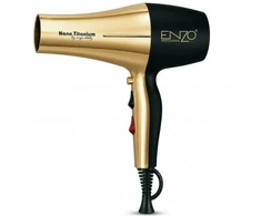 ENZO Professional Plaukų džiovintuvas EN-8862-B, Nano Titanium Juodas Gold, 1845W