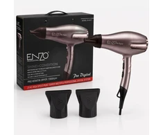 ENZO Professional Pro Digital Plaukų džiovintuvas su LCD ekranu EN-6017, Pilkas, 2000W