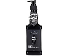 Hairotic Men Hairotic Peel Off Mask Juodas Nulupama veido kaukė vyrams, 500 ml