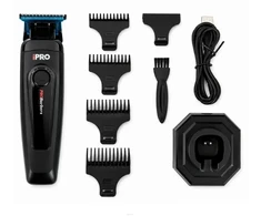 Ipro Probarbers iPRO Hair Clipper Belaidė plaukų ir barzdos kirpimo mašinėlė S1096, Juoda