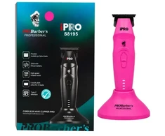 Ipro Probarbers iPRO Hair Trimmer Belaidis plaukų trimeris S8195, Rožinis