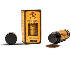 Pirates of the BARBERTIME Barbertime Hair Building Keratin Fiber Plaukų tankinimo pudra, Dark Brown, 21 g