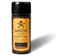 Pirates of the BARBERTIME Barbertime Hair Building Keratin Fiber Plaukų tankinimo pudra, Dark Brown, 21 g