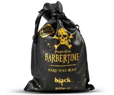 Pirates of the BARBERTIME Barbertime Hard Wax Beans Juodas Depiliacinis kietasis vaškas granulėmis, 500 ml