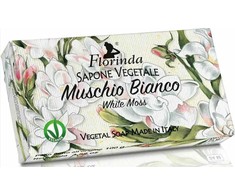 La Dispensa Florinda muilas augalinis, rankų darbo, parfumuotas, Baltojo muskuso aromato, 100 g