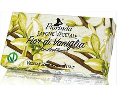 La Dispensa Florinda muilas augalinis, rankų darbo, parfumuotas, Vanilės žiedų aromato, 100 g