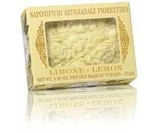 SAF FIORENTINO muilas rankų darbo su gėlių rašto įspaudu Citrina, 125 g
