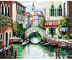 Deimantinė mozaika Atostogos šiltomis spalvomis 40x50 cm