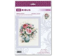Peonies and Wild Roses siuvinėjimo rinkinys iš RIOLIS Nr.: 1816