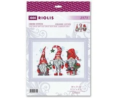 Riolis Kryželių siuvinėjimo rinkinys "Nykštukai" 30x21 SR2171