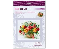 Basket With Roses siuvinėjimo rinkinys iš RIOLIS Nr.: 1722