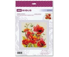 Riolis Kryželiu siuvinėjimo rinkinys „Liepsnos spalva“ 30x30 SR2214