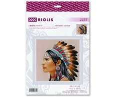 Riolis Kryželiu siuvinėjimo rinkinys "Amazing Women. America" 30x30 cm SR2255